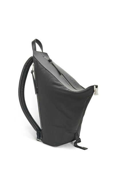 Small Convertible backpack in nylon and calfskin